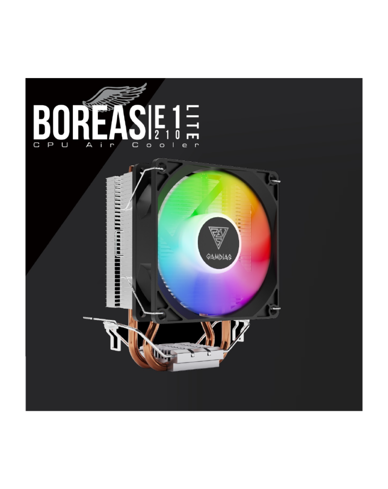 GAMDIAS BOREAS E1-210 LITE  CPU  Air Cooler 