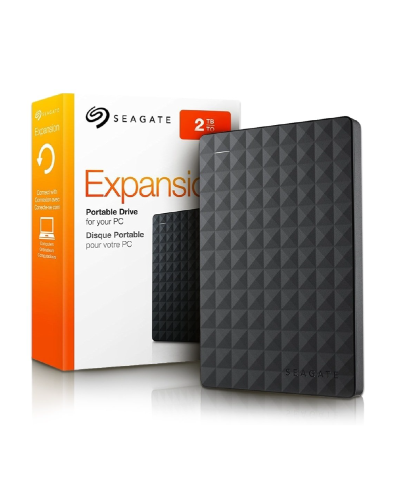 External Seagate 2TB HDD Expansion Portable Drive