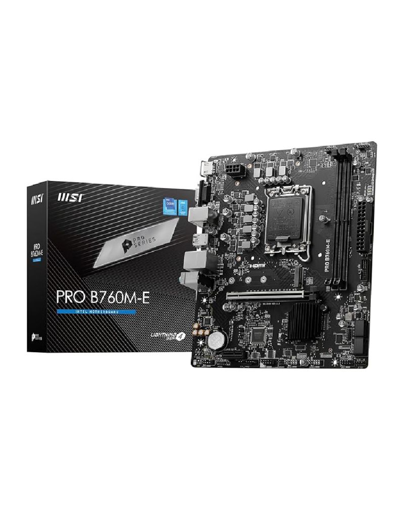 MSI PRO B760M-E DDR5 Motherboard LGA 1700