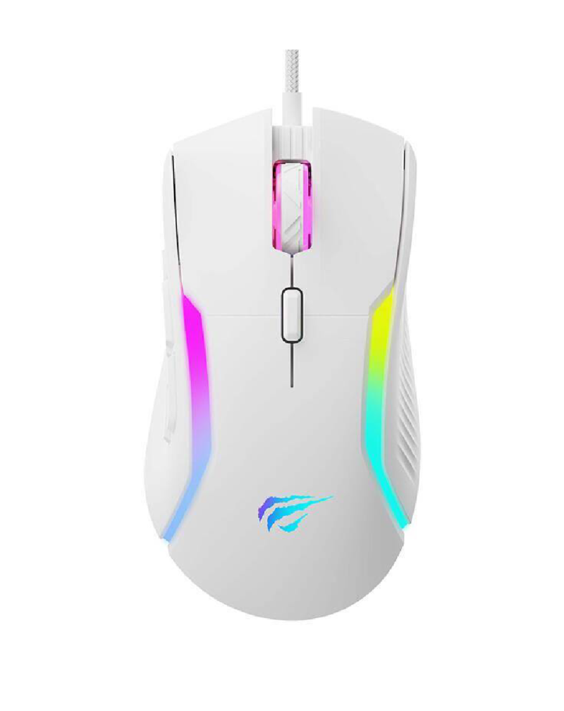 HAVIT MS1033 RGB WIRED GAMING MOUSE WHITE