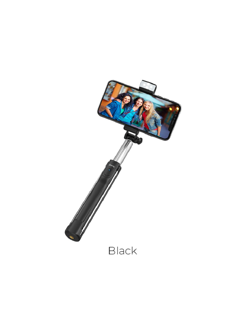 K10A Magnificent wireless control aluminum alloy selfie stick with 7 stretch knots