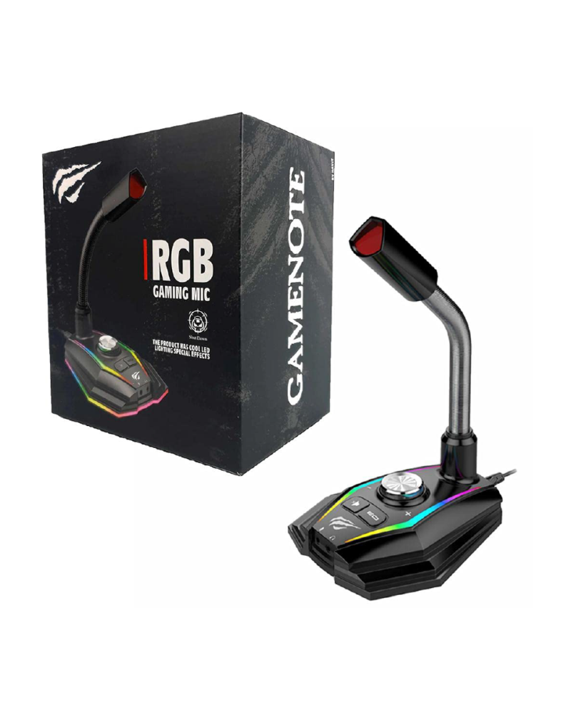 Havit GAMENOTE GK56 USB RGB Gaming Mic Desktop