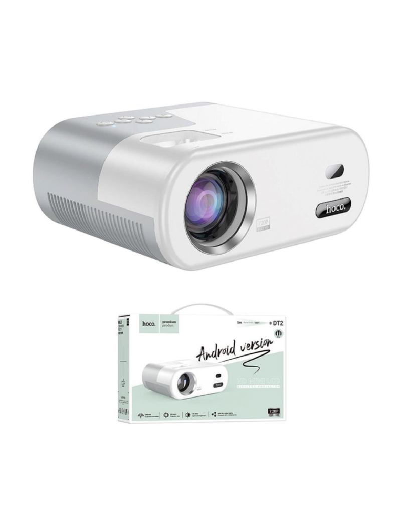 HOCO DT2 Portable Mini LED Smart Android Wifi Home Theater Video Projector