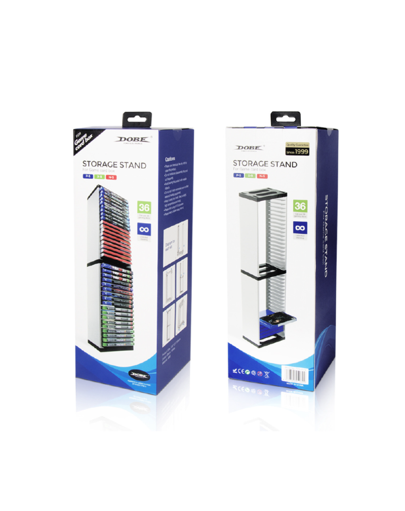 DOBE Game Storage Stand (36 Gaming Discs)