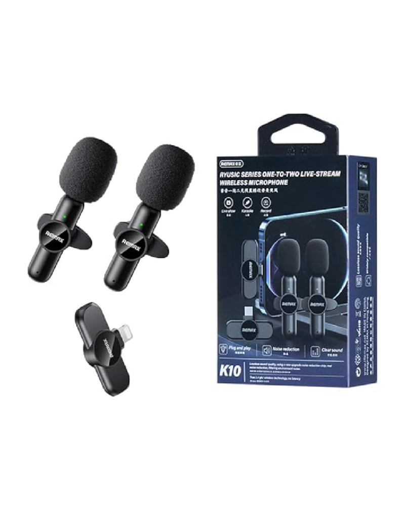 REMAX K10 IPHONE Live-Stream Wireless Microphone