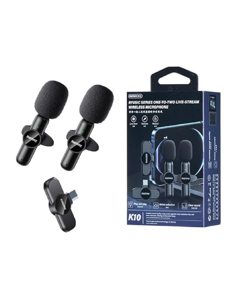 REMAX K10 Type C Live-Stream Wireless Microphone